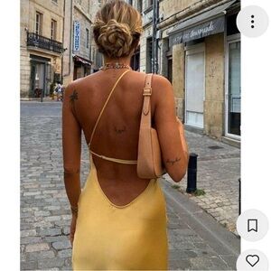 brand new long silk dress